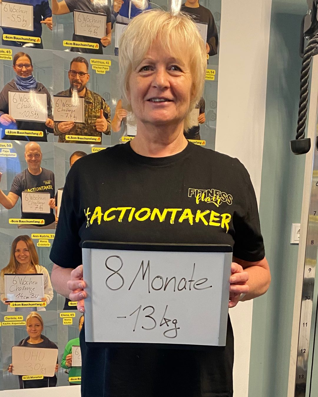Iris, 65 — älteste Teilnehmerin